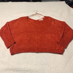 Pink Rose Oversized Rust Color, Very Soft Sweater